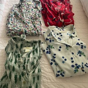 Maeve by Anthropologie Colorful Patterned Blouses Collection